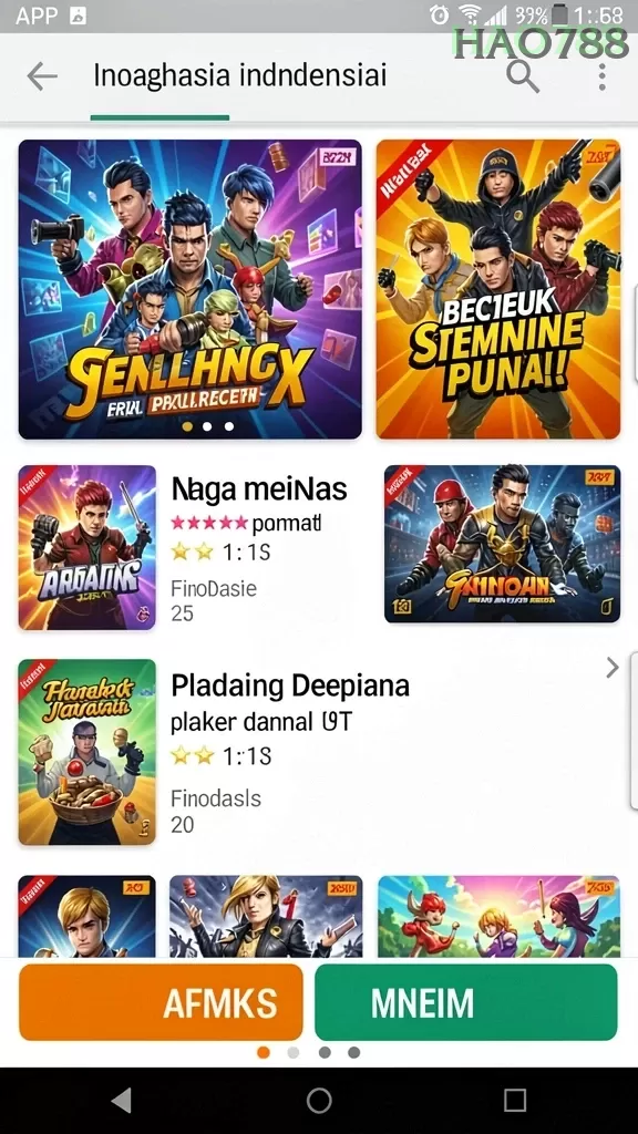 Cuplikan layar COLOKSGP — menu navigasi